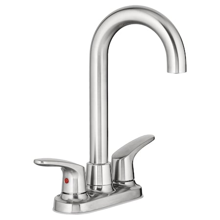 American Standard Colony PRO 2-Handle Bar Faucet, Stainless Steel 7074400.075